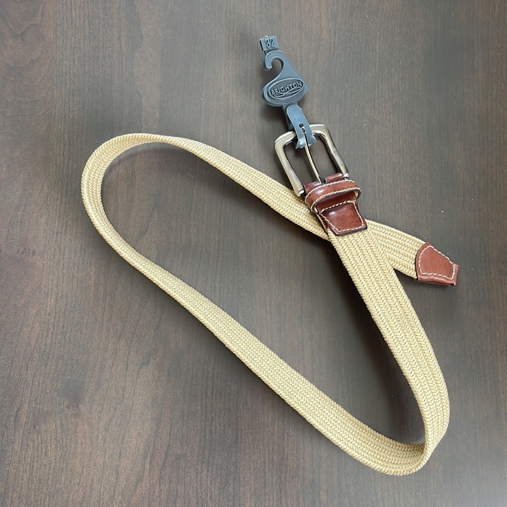 NWT Men’s Brighton Stretch Belt, Made in USA, 32